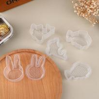 3 vnt./rinkinys Animacinės formos ryžių rutuliukų forma Sushi suktinukų forma Ryžių rutuliukų Bento preso forma „Pasidaryk pats“ įrankiai Virtuvės reikmenys 3Pcs