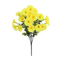 Dirbtinės gėlės, Namų dekoravimas, Lauko kiemo tvora, Bonsai, Netikros gėlės One Size geltona