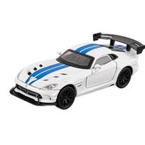 1/32 mastelio lydinio Dodge Viper sportinio automobilio modelis Amerikietiškas raumenų automobilis Simuliacinis žaislinis transporto priemonė Berniuko žaislinio automobilio kolekcija Miniatiūra balta