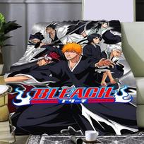 Bleach Kurosaki Ichigo Printed Blanket Picnic Blankets Warm Blanket Soft and Comfortable Blanket Home Travel Birthday Gift 30x40in
