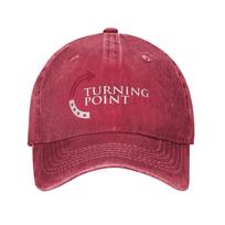 Charlie Kirk Turning Point USA Men Women Baseball Cap Rest in Peace Distressed Washed Hat  Outdoor Unstructured Soft Snapback Adjustable