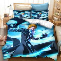 Anime Bleach Thousand-Year Blood War Bedding Set Bedroom Soft Modern Bedspreads Comefortable Duvet Cover Quilt Cover Pillowcase 70x133cm 3pcs
