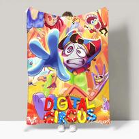 Passionate Anime T-the A-amazing D-digital C-circus Blanket Design Lightweight  For Dorms, Naps, Living Room, Office,Sofa 30x40in