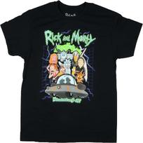Rick and Morty T-Shirt Men's Dimension C-137 Logo Character Design Adult Short Sleeve Crewneck Tee S įvairiaspalvis