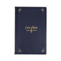 150 Pockets Coin Album for Collectors Coin Collection Book Holder Display Storage Album Home Large Capacity Collecting Book mėlyna