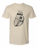 Cottage Cult Clothing Tee T Shirt Cotton Medical Anatomy Victorian Art Heart #2 Unisex T-Shirt XL