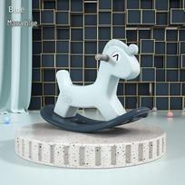 Three-in-One Wooden Rocking Horse: Baby Walker & Gift for Boys & Girls' First Birthday