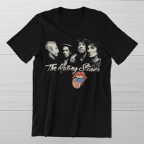 THE ROLLING STONES  Mick Jagger 60s English Rock Band Ringspun Cotton Tee Unisex T-Shirt XXXL