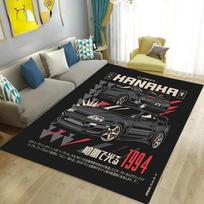 J-D-M Cool Racing Car Printed Carpet for Living Room Decor Entrance Floor Mat Home  Nonslip Multi Function Rug Hallway Decor 40x60cm