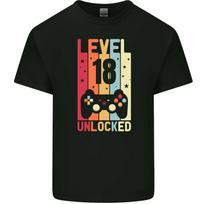 26 18th Birthday T-Shirt 2007 Mens Funny LEVEL UNLOCKED 18 Year Old Gaming Tee Top Unisex T-Shirt XXXL