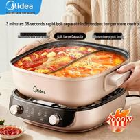 Midea 6.5L Split Dual Electric Hot Pot