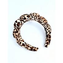 Leopardo rašto plaukų juosta, Makiažo galvos juosta, Plaukų segtukas moterims veido priežiūrai, Spa dovanėlis, Šventė 1pc black