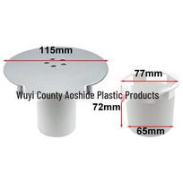 Odor-Proof Anti-Clog Plastic Floor Drain Cover for Sink or Shower