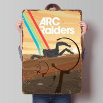 Arc Raiders Game Poster Customized Wall Art Vintage Metal Signs Retro Tin Plaque for Man Cave Office Decoration Room Coffee Bar 7.9x11.8In(20x30cm)