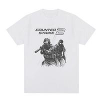 2026 Counter-Strike 2 New Style Soldiers Tee Tactical Gaming T Shirt Unisex Cotton Tshirt Fashion Roupas Femininas Anime Clothing 4XL