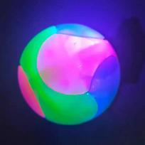 LED šviečiantis kamuoliukas šunų žaislas Mirksintis elastingas molinis kamuoliukas Interaktyvūs šviečiantys augintinių žaislai šuniukams, katėms, šunims