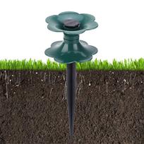 Hose Guide Spike Watering Water Pipe Hose Roller Wheel  Gardening High-strength Simply Garden  Hose Holder One Size žalia