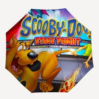1pc Scooby-Doo Mystery 8-Ribs Sturdy Frame, Automatic Open/Close, Durable & Colorful Ideal for Beach, Travel, And All Seasons, 10149