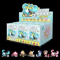 Cute Hatsune Miku Falling Series Blind Box Model Toys Vocaloid Anime Figure Ornament Set Surprise Box Girl Birthday Gift Random one