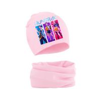 Kpop Demon Hunters Rumi Mira Zoey Cartoon Children Cap Scarf Collection Thickened Windproof Warm Cold Season Anime Hat Neckerchief Children Present