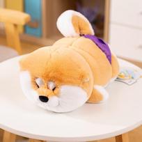 Adorable Cartoon Akita Dog Plush Toy Gentle Shiba Inu Puppy Stuffed Animal Dolls Accompany Sleeping Pillow Designed For Gifts -A10827