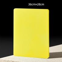 HDPE Plastic Cutting Board Antibacterial 36*28*1.3cm Chopping Board Cut Vegetables Meat Cooking Tools Vegetable Cutting Board geltona