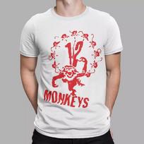 12 Monkeys T-Shirt Retro Graffiti Retro Vintage Hipster Unisex Tee Gift UK Movie Unisex T-Shirt XXXXL