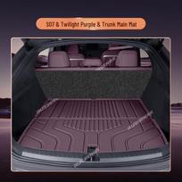 Dark Blue S07 TPE Full-Coverage Waterproof Floor Mats, Carpets for Interior Modification