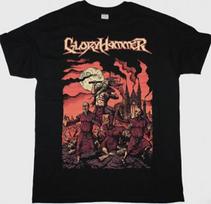 Gloryhammer Hoots Monk Massacre Epic Power Metal Conquest New Black Premium Unisex T-Shirt L