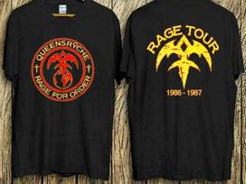 Vintage Queensryche Rage For Order Concert Tour TShirt Unisex T-Shirt XXXL