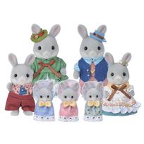 Sylvanian Families Doll Cotton Rabbit Family Celebration Set C-81 ST Mark Certified Ages 3 Up Toy Dollhouse EPOCH