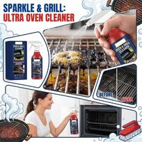 Oven and Grill Cleaner Spray 100ml for Household Use Effective Grease and Oil Removal Suitable for Kitchen Appliances and Barbecue Grills One Size mėlyna