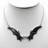 Goth Vampire Vintage Bat Wings Pendant Choker Necklace Christmas Witchy Gift for Women Best Friends New Fashion Jewelry