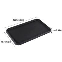 Car Front Dashboard Silicone Non-Slip Storage Catcher Pad Mat 200x127mm Auto Interior Dashboard Sticky Pad Cushion Accessories black