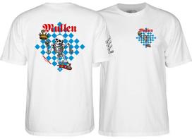 Powell Peralta BONES BRIGADE Rodney Mullen CHESS Skateboard T Shirt WHITE XXXL