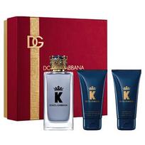 Dolce & Gabbana K Edt Spray 100ml/After Shave Balm 50ml/Shower Gel 50ml kvepalai
