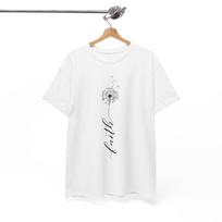Dandelion Faith T-Shirt | Christian Inspiration Tee | Jesus Message Shirt S