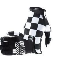 Vyriškos motociklininko, visureigio pirštinės, dviračių sporto, lenktynių pirštinės iš mikropluošto, baltos, juodos, su žvaigždėmis, M, L, XL Medium balta