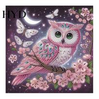 Rhinestone Mosaic Art Set Painting Kits for Beginners 5D Animal DIY with Special Beginner Kit Shaped Drills Owl Seahorse Gem Crafts Home Wall Decor 3D