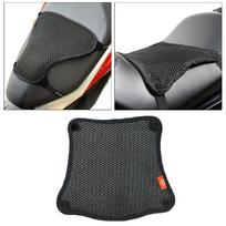 Soft Breathable Motorcycle Seat Cushion Gel Foam Cover Anti Slip Butt Protector for Road Vibration Relief Riding Comfort Single layer M