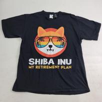 Shiba Inu Is My Retirement Plan Funny Bitcoin Crypto Dog Men's T-Shirt Sz XL EUC XXXXL