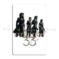 Clair Obscur Expedition  Logo Design Paintress Metal Sign Garage Club Party Club Printing Iron Tin Sign Poster 20x30cm（7.8x11.8inch）