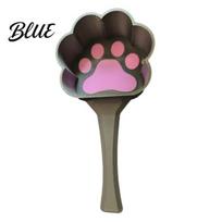 Practical Pet Feeding Spoon Cute Cat Paw Scoop 3D Printed Food Long Animal Shaped Scoop Handle Scooper for Kibble Treats Portion Control Stocking juoda