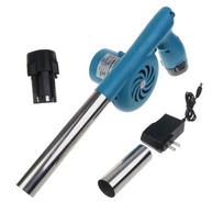 DC12.6V Fan BBQ Air Blower 5000R Adjust Speed Air Flow Picnic Camping Grill mėlyna