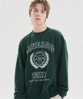 Raverous Campus Logo Sweatshirt Green 1
