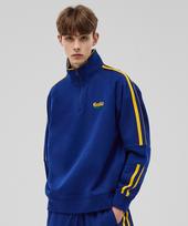 Golla Track Half Zip-Up Sweatshirts [Deep Blue] Deep Blue/M