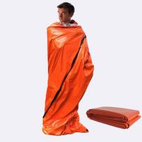Oem Ultra-light Outdoor Survival Thermal Blanket Emergency Tent And Sleeping Bag For Outdoor Adventures oranžinė
