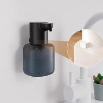500ml Touchless Automatic Foam Soap Dispenser USB Charging Infrared Sensor Wall Mounted Ipx5 Waterproof for Home Hotel Bathroom (Black,US&5 V) juoda