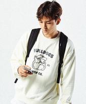 Tantan Bulldog Sweatshirt - Ivory Ivory/M