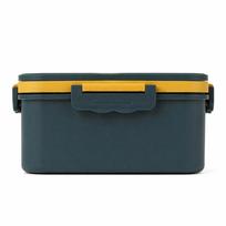 PP Compartment Lunch Box 1500ml Thermal Lunch Box Practical Food Container  For Office mėlyna